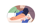Doctors taking medical tests set, a Healthcare Illustration by PaperTrident (Thumbnail 5 of 9)
