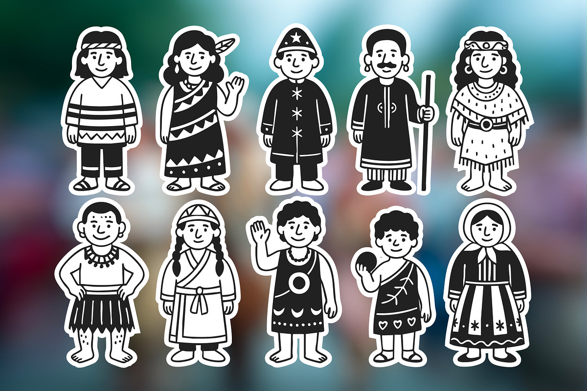 World’s Indigenous Peoples Graphics, a Person Illustration by Ckybe's Corner (Photo 4 of 10)