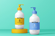 Soap Bottle Mockup, a Packaging Mockup by AlkStudio (Thumbnail 2 of 9)