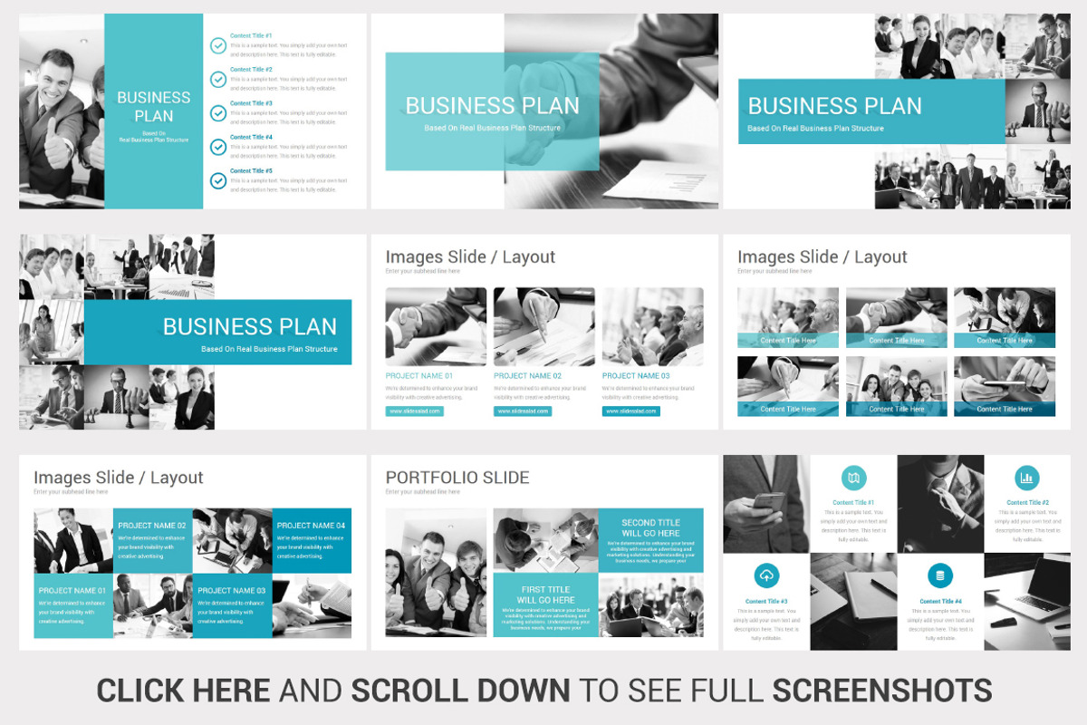 Business Plan PowerPoint Template, a Presentation Template by SlideSalad (Photo 29 of 50)