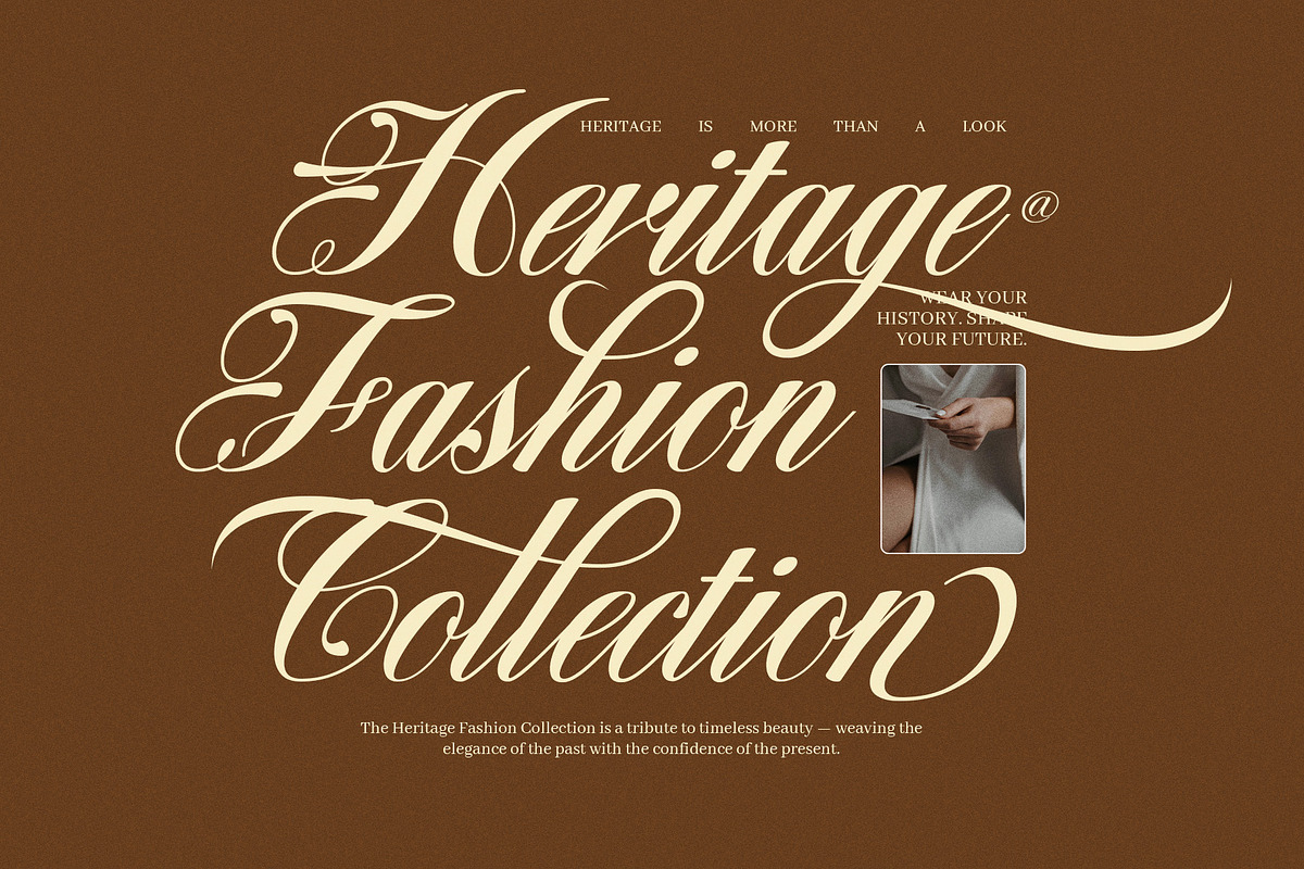 Mogira Rystan Wedding Script Font, a Script Font by Graphicxell (Photo 4 of 8)