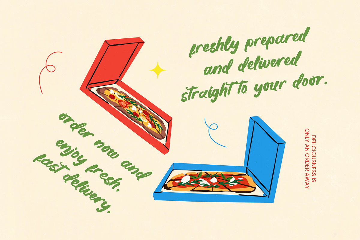 Savory Pasta Sticky Notes & Quotes, a Script Font by Letterena Studios Script (Photo 4 of 15)