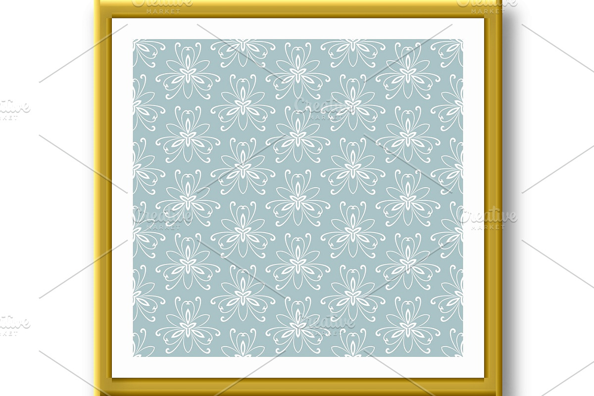 Floral Seamless Vector Pattern, a Decorative Illustration by FineArtStudio (Photo 2 of 3)
