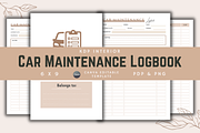 Car Maintenance Logbook, a Templates & Theme by KDPISH (Thumbnail 1 of 4)