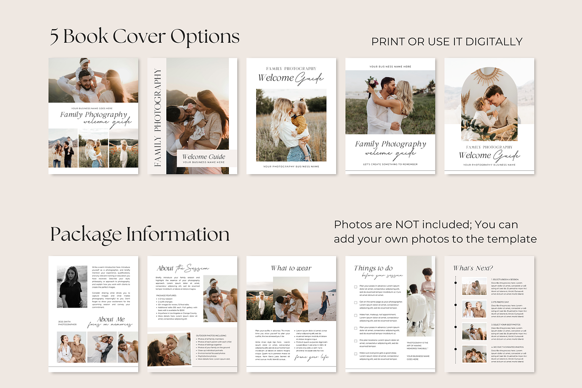Photography Family Session Guide, a Magazine Template by ShopRShop (Photo 6 of 10)