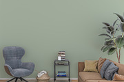 Wall mockup - wallpaper mock up, a Product Mockup by Hunny Badger (Thumbnail 3 of 6)