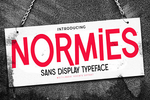 NORMIES - Sans Display Typeface