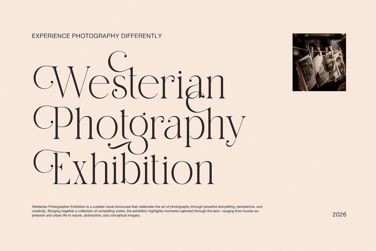 Amazing Luxury Ligature Serif Font, a Serif Font by Perfectype (Photo 4 of 8)