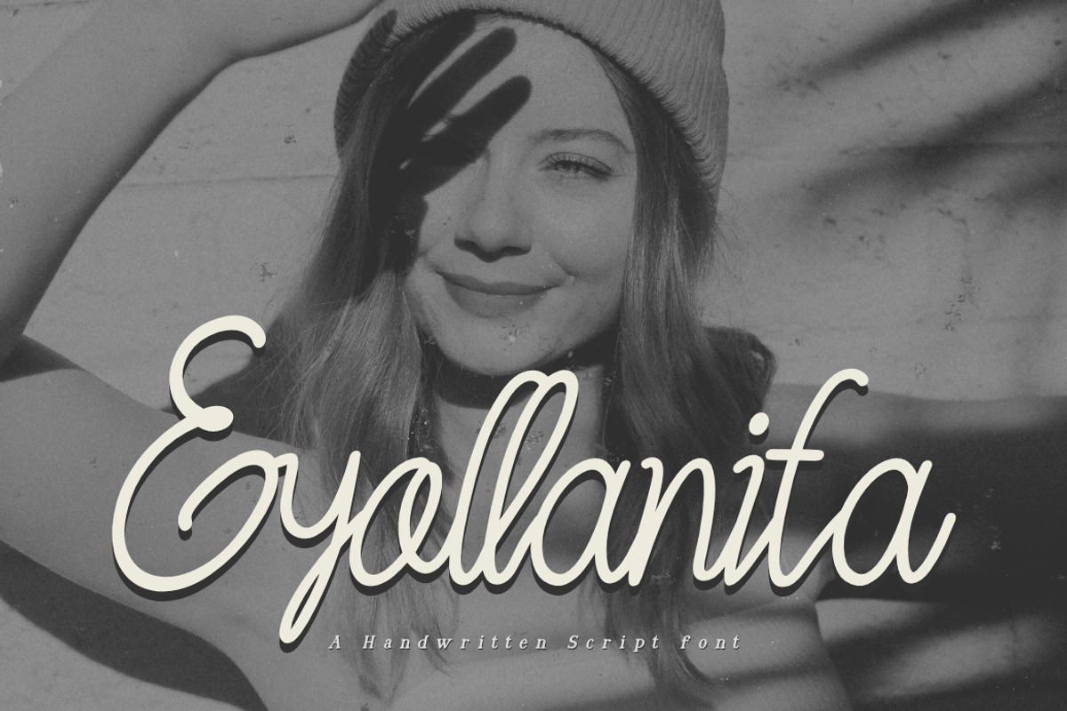 Eyollanita - Monoline Script Font, a Script Font by Bayuktx (Photo 5 of 5)