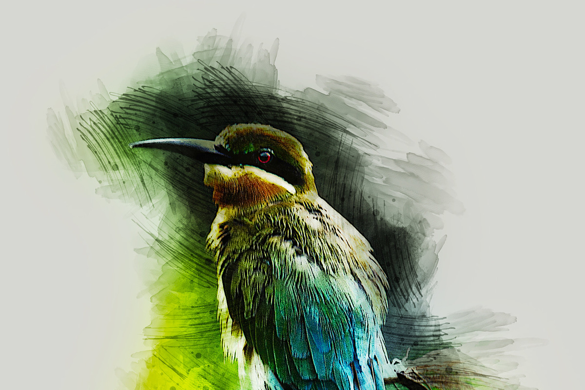 Pro Watercolor Paint, an Action Add-On by MRI STUDIO (Photo 10 of 18)