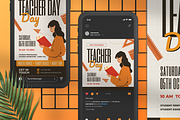 World Teacher's Day Event Flyer, a Flyer Template by Annora Studio (Thumbnail 2 of 4)