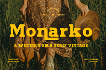 Monarko Western Slab Serif Font