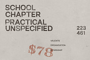 Archivers; Old Print All Caps Fonts, a Sans Serif Font by Eko Bimantara (Thumbnail 10 of 10)
