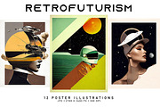 Retrofuturism, a Decorative Illustration by Digital Art Creations (Thumbnail 3 of 7)
