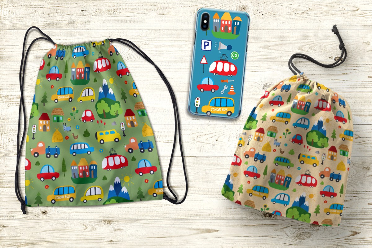 Cute Cars Collection, Cartoon Style, a Transportation Illustration by Lemon Workshop (Photo 3 of 9)