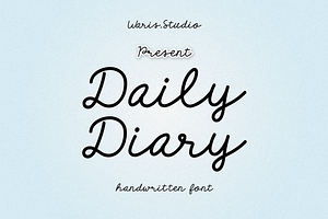 Daily Diary Handwritten