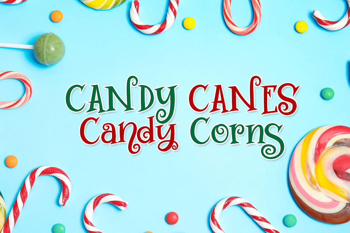 Swirly Twirly Gumdrops Font preview 6
