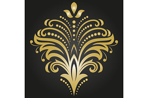 Floral Vector Abstract Pattern, a Decorative Illustration by FineArtStudio