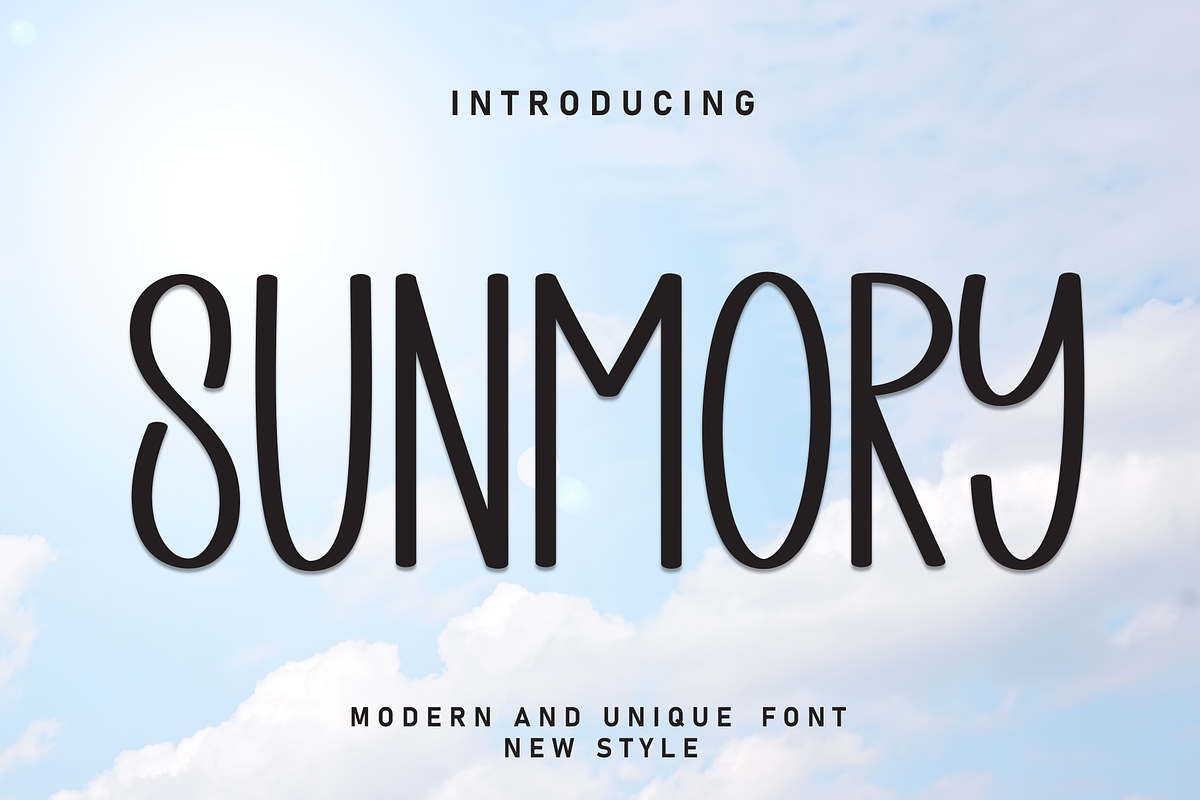 Sunmory | Script Font, a Script Font by Scratchones (Photo 1 of 8)