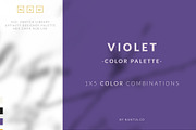 Color Palette Swatches violet, a Palette Add-On by Greek fonts by nantia.co (Thumbnail 1 of 3)