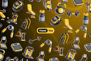 Gym and Fitness 3D Icons, an Object 3D Model by Rakata Studio (Thumbnail 6 of 7)
