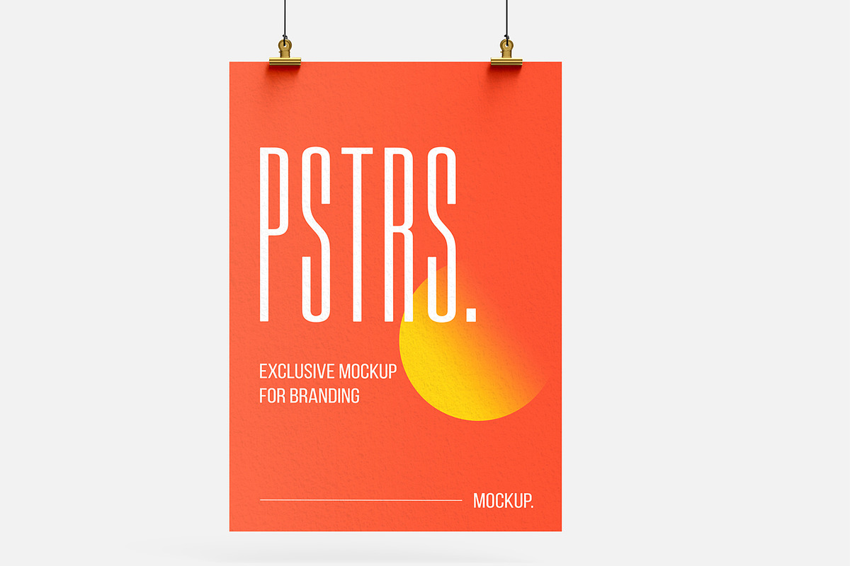 Poster Mockup Bundle, an Advertising Mockup by graphypix (Photo 8 of 12)