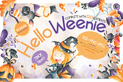 Helloweenie, an Illustration by Lunabi (Thumbnail 1 of 11)