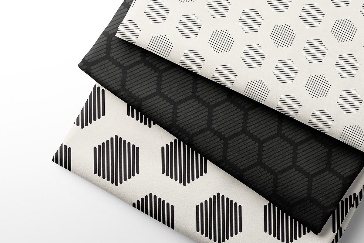 Hexagon | Surface Design, a Pattern Graphic by Curly_Pat (Photo 8 of 8)