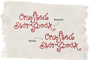 Crafted Storybook - Rough Curly Font, a Handwritten Font by Bale Type (Thumbnail 4 of 12)