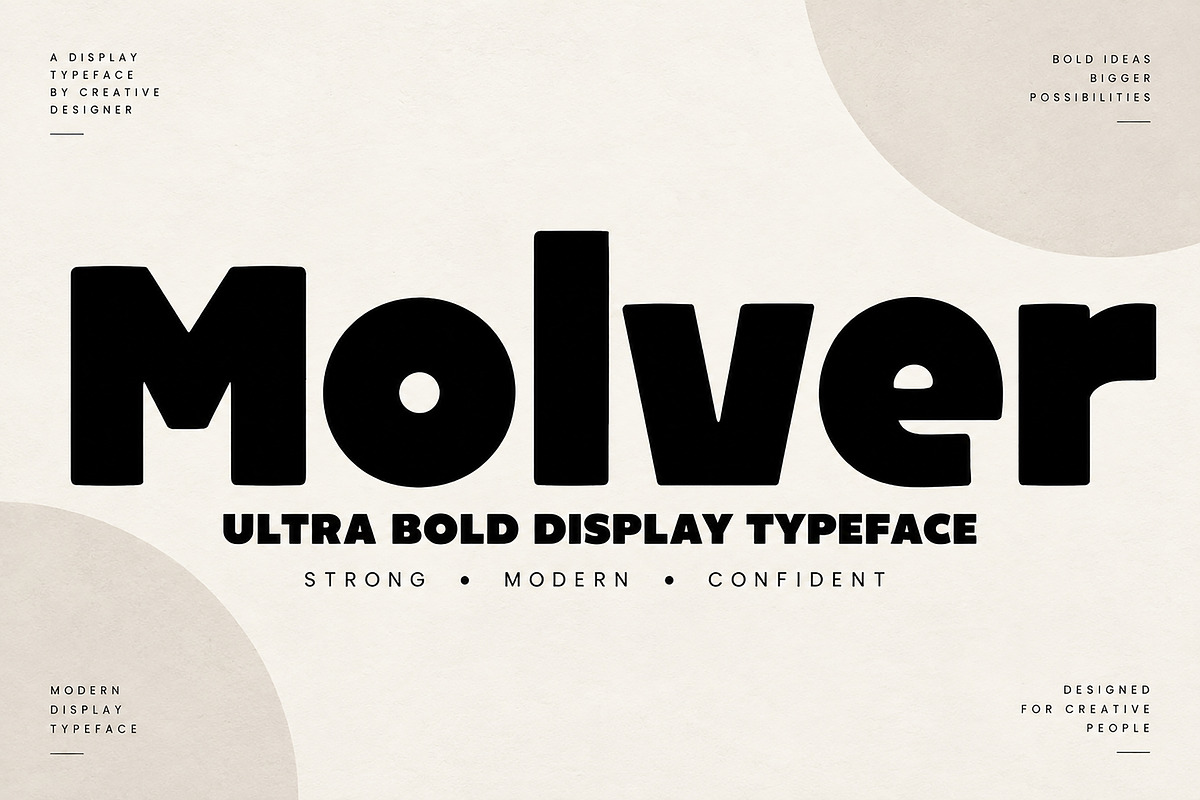 Molver, a Serif Font by Wow Magic (Photo 1 of 5)