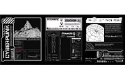 Sci-fi FUI Futuristic Element in HUD, a Technology Illustration by ZinetroN (Thumbnail 2 of 10)