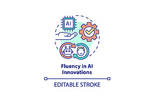 Fluency In AI Innovations Icon