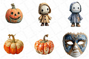 Antique Halloween Clipart, an Illustration by DreamPrint404 (Thumbnail 5 of 5)