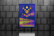 WALL POSTER MOCKUP, an Advertising Mockup by safrizalstudio (Thumbnail 2 of 4)