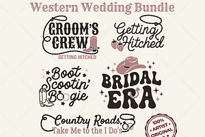 Western Wedding SVG Bundle Bridal