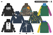 Turtleneck Shirt Fleece - Mockup, a Shirt Mockup by DaldSgh (Thumbnail 2 of 12)