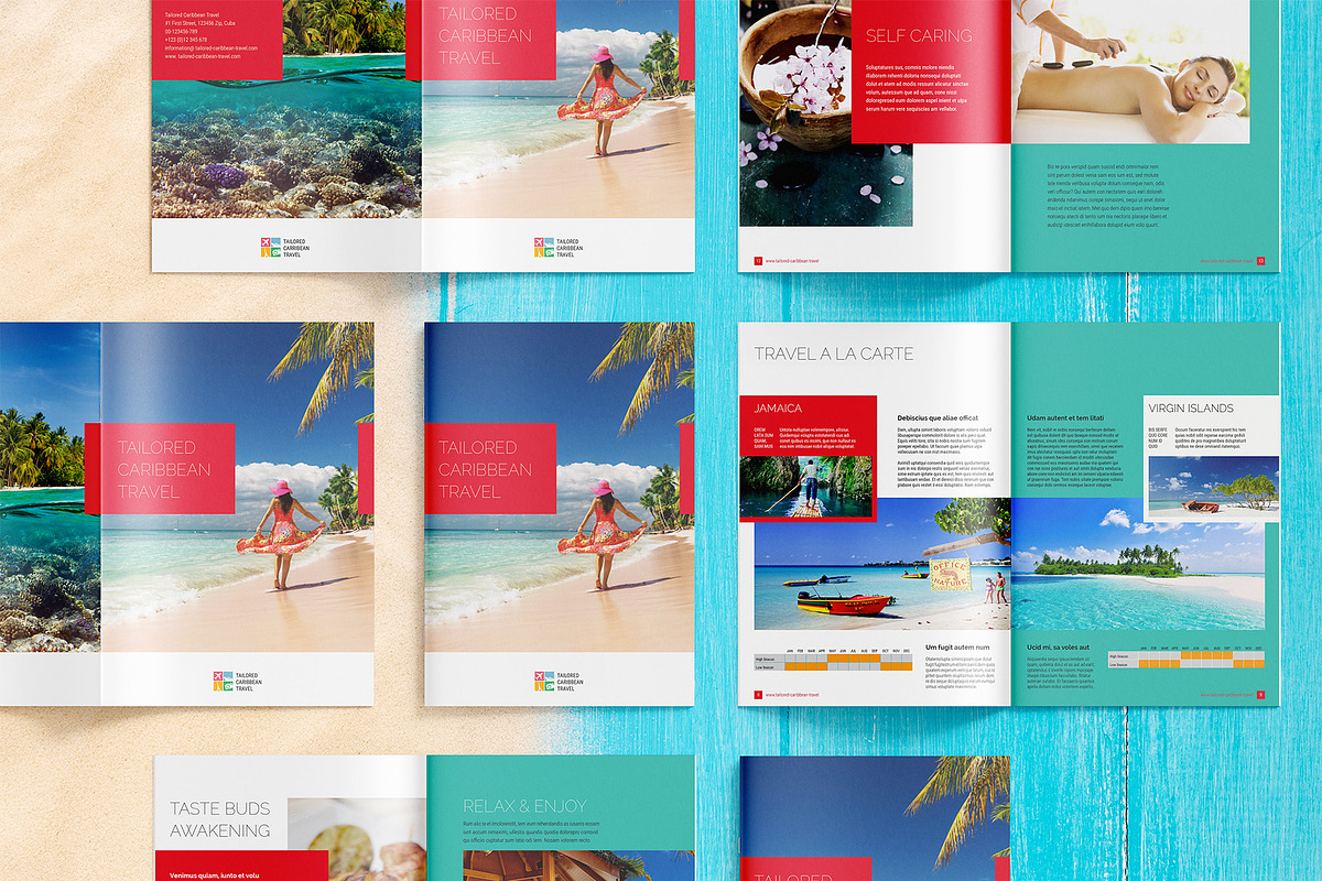 Travel Template Canva InDesign, a Brochure Template by ID Vision Studio (Photo 3 of 16)
