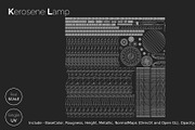 Old Kerosene Lamp, an Object 3D Model by !rina (Thumbnail 2 of 18)