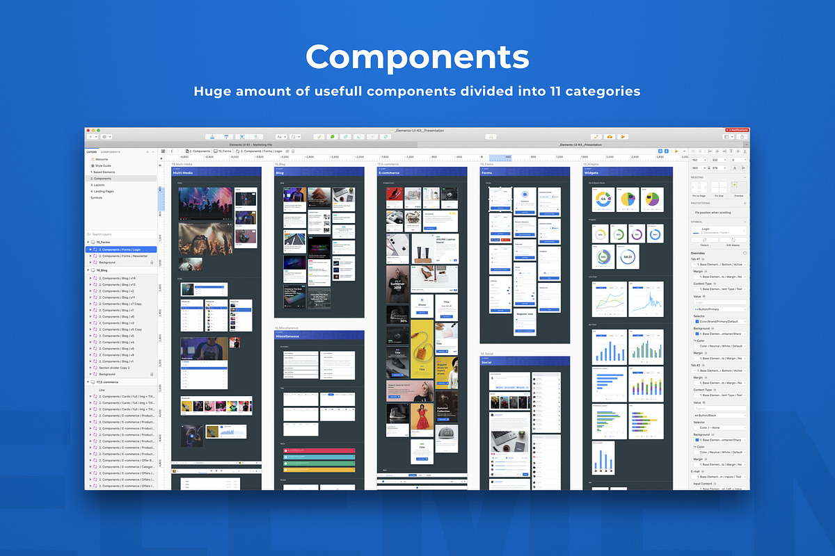 Elemento UI Kit, an UI Kit Template by UI Design Resource (Photo 3 of 6)