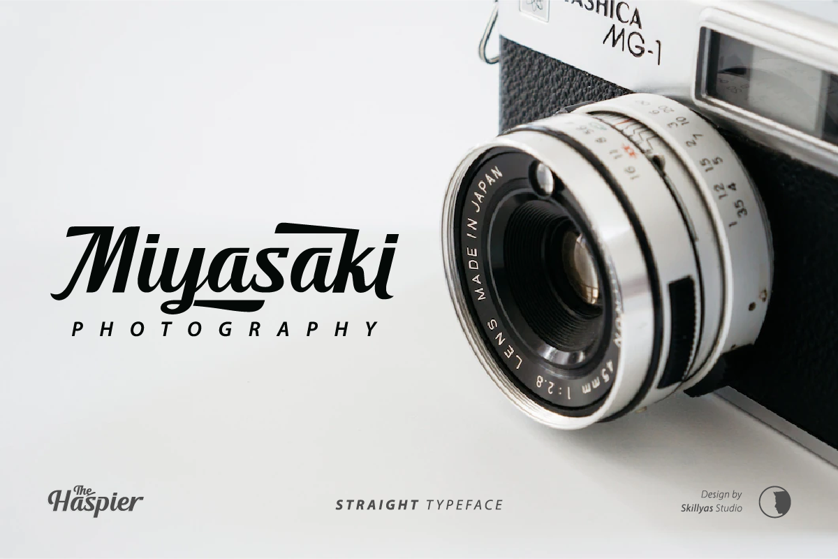 The Haspier Straight Script Font, a Script Font by Skillyas_Studio (Photo 6 of 10)