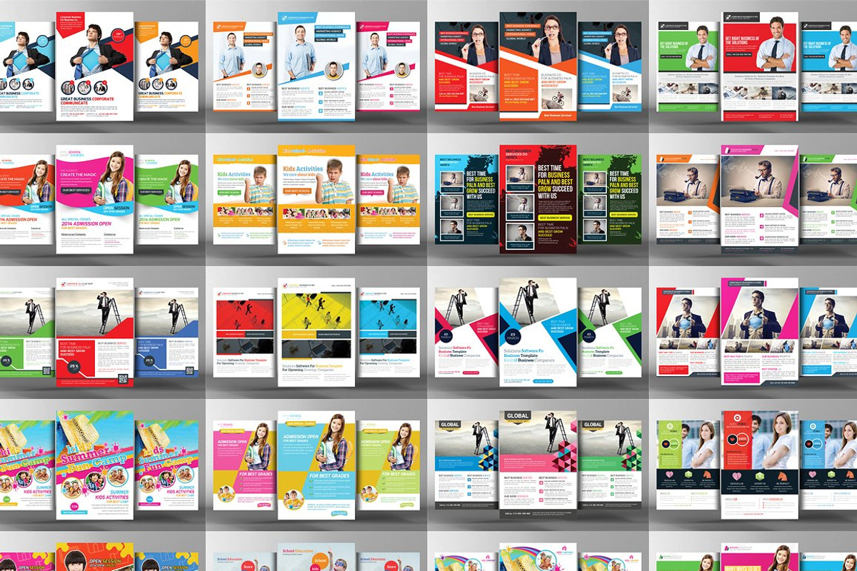 350+ Print Templates Bundle, a Flyer Template by graphicforest (Photo 2 of 44)