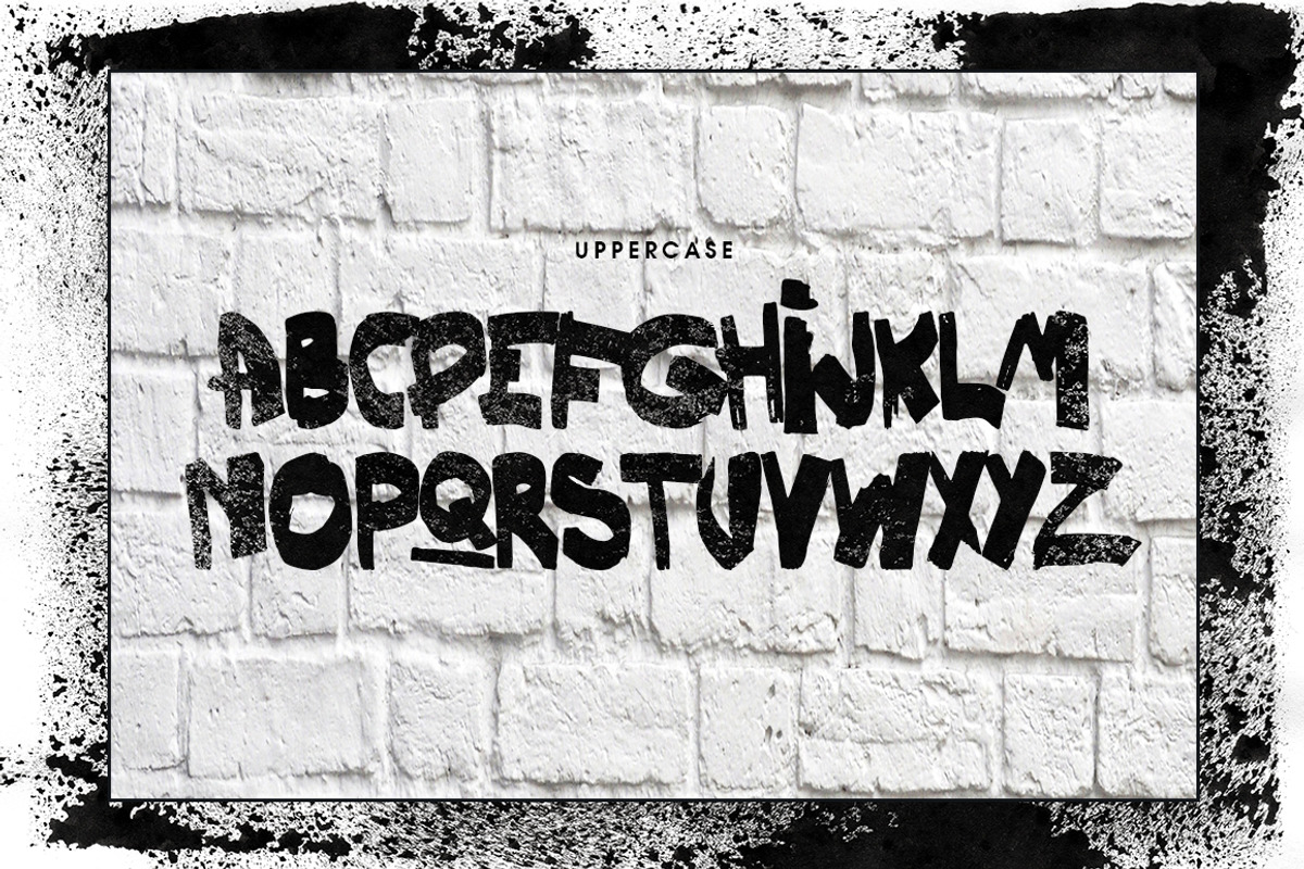 GRAFFITIST- Brush Font preview 2