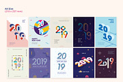 2019 New Year Instagram Bundle, a Social Media Template by muhisya (Thumbnail 9 of 9)