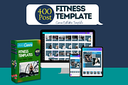 Fitness Templates - Canva Editable, a Social Media Template by Viral Content Design (Thumbnail 12 of 12)