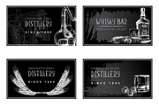 Whiskey Design Elements Set, a Food Illustration by AntonPix Studio (Thumbnail 2 of 3)
