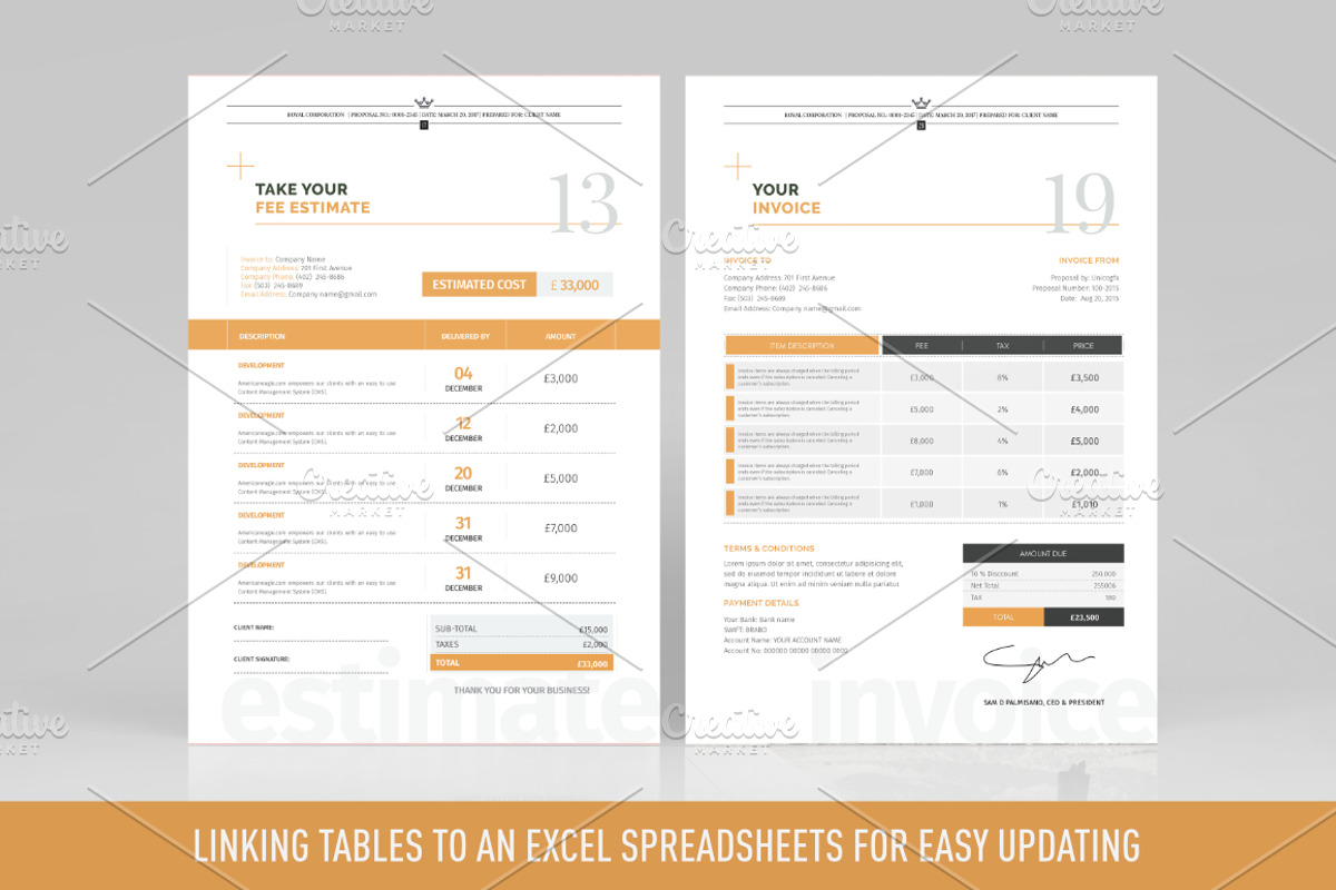 31 Page Full Proposal A4 / US Letter, a Stationery Template by Mastergfx (Photo 5 of 28)