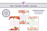 2024 Water Color Flower Calendar, an Object Graphic by Artiverge (Thumbnail 1 of 5)