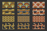 Retro Rainbow Pattern Pack, a Pattern Graphic by Stellen Design (Thumbnail 7 of 8)