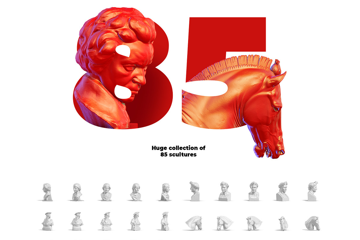 85 Sculptures Busts Mockup #2, an Apparel Mockup by ARKS ACADEMY (Photo 4 of 8)
