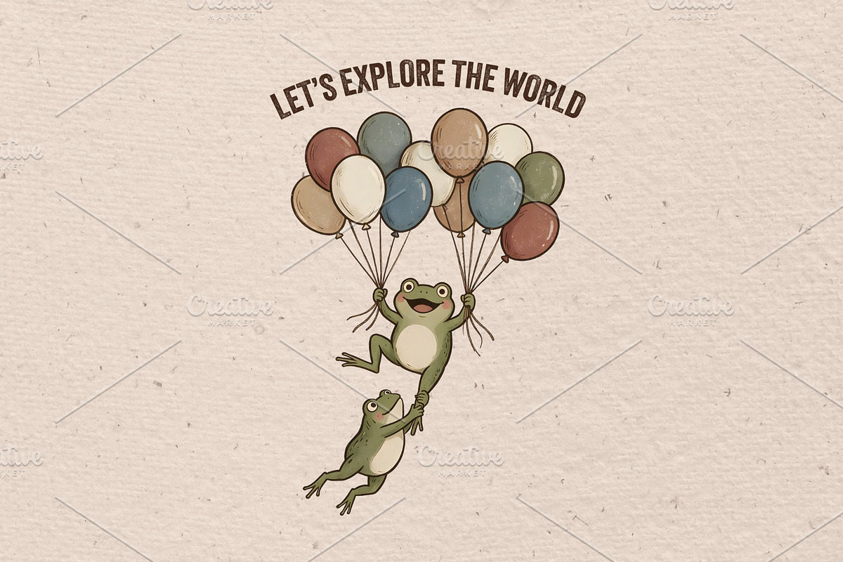 Let's explore the world, an Animal Illustration by Vectorlina (Photo 1 of 4)